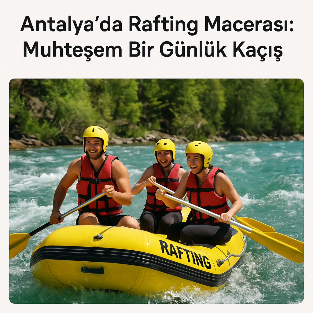 Antalya’da Rafting Macerası: Muhteşem Bir Günlük Kaçış